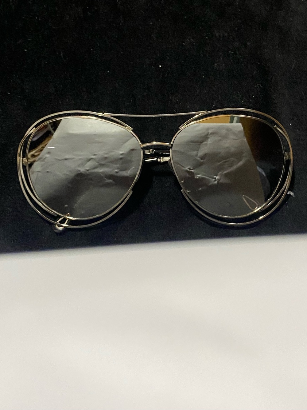 Round Metal Frame Sunglasses in Silver